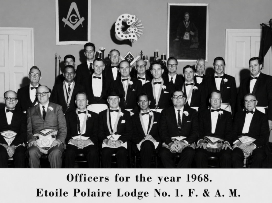 Officers 1968 — Étoile Polaire Lodge No.1